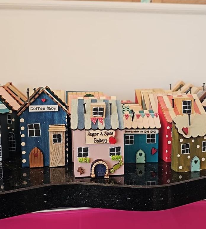 wooden houses