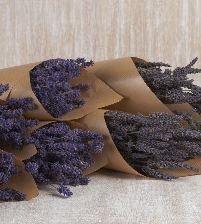 Bunches of lavender.