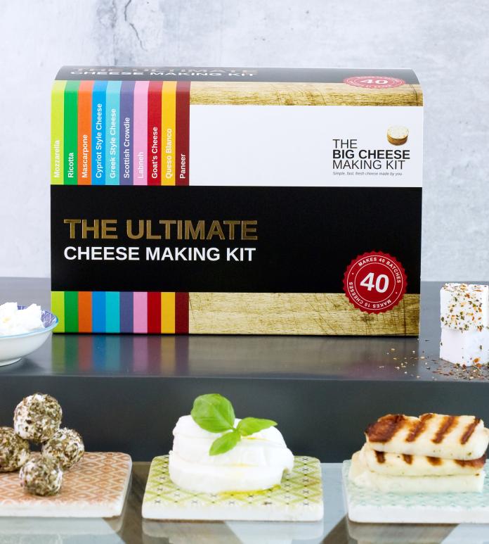 Example of the big cheese making kit