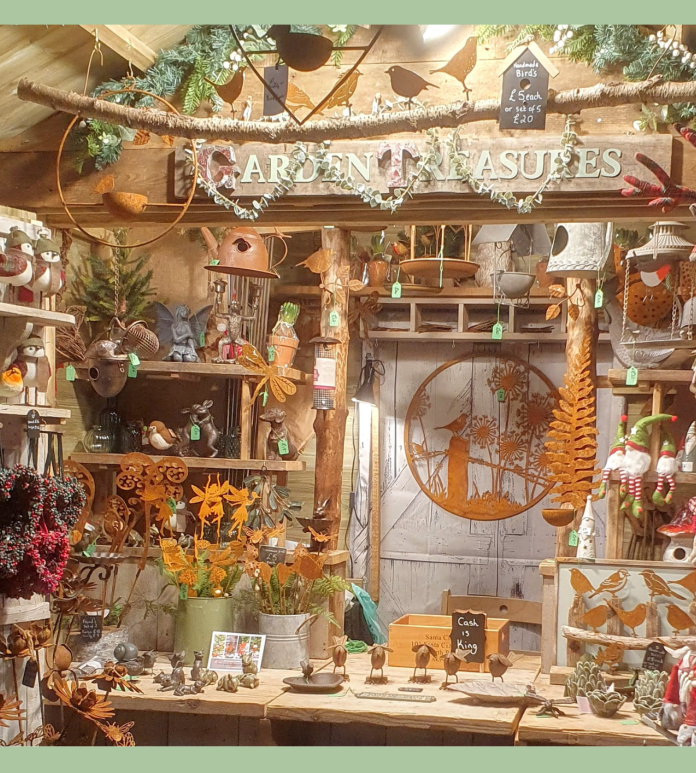 Chalet full of products