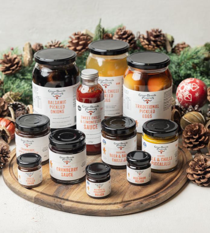 Christmas range of preserves.