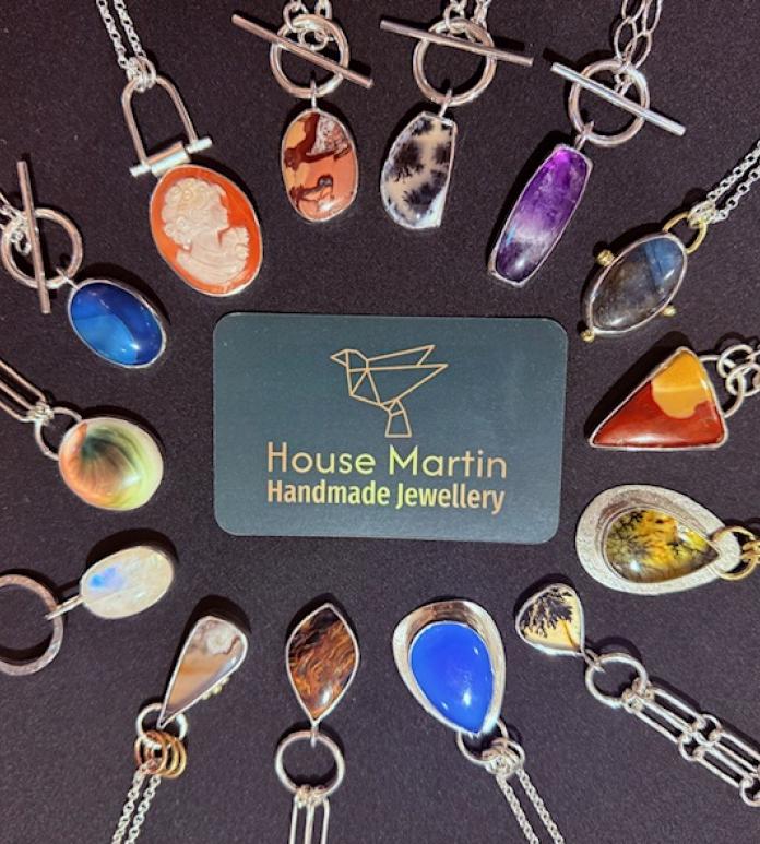 selection of colourful necklaces