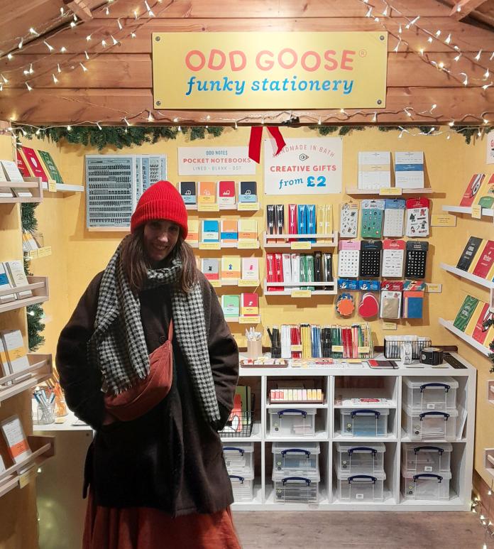 odd goose christmas market chalet
