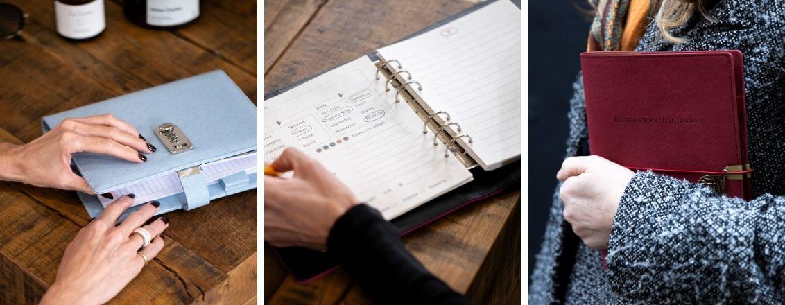 Person using a discovery journal