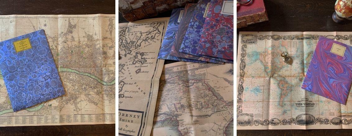 A selection of vintage maps