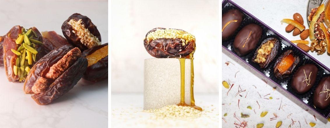 Different flavours of gourmet dates