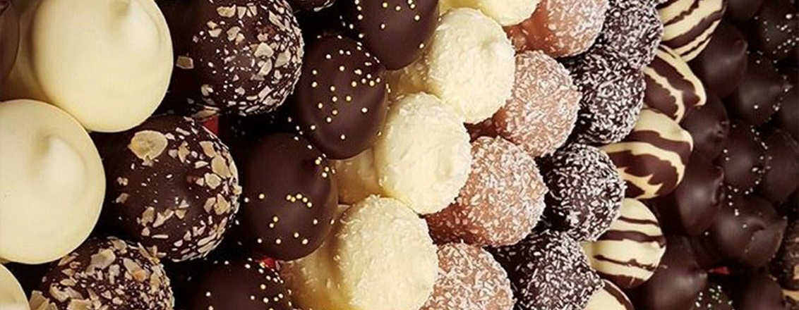 variety of chocolate covered marshmallows